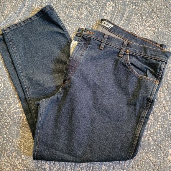 WRANGLER MEN'S PREMIUM PERFORMANCE ADVANCED COMFORT JEANS 46x30 - Picture 8 of 14